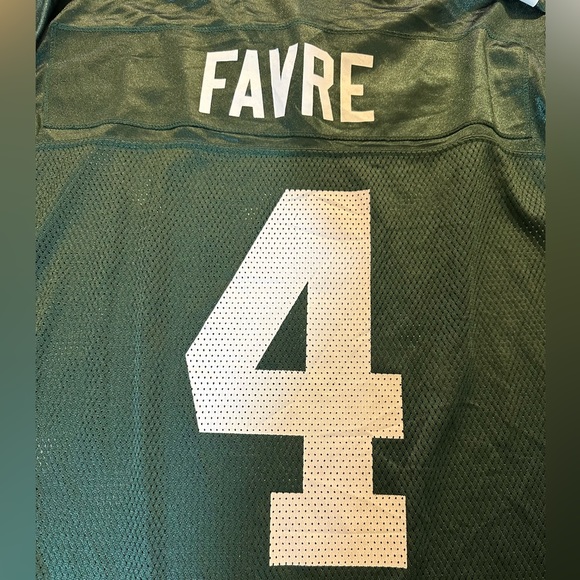 VINTAGE reebok men’s greenbay packers brett favre #4 jersey size large - Picture 4 of 7